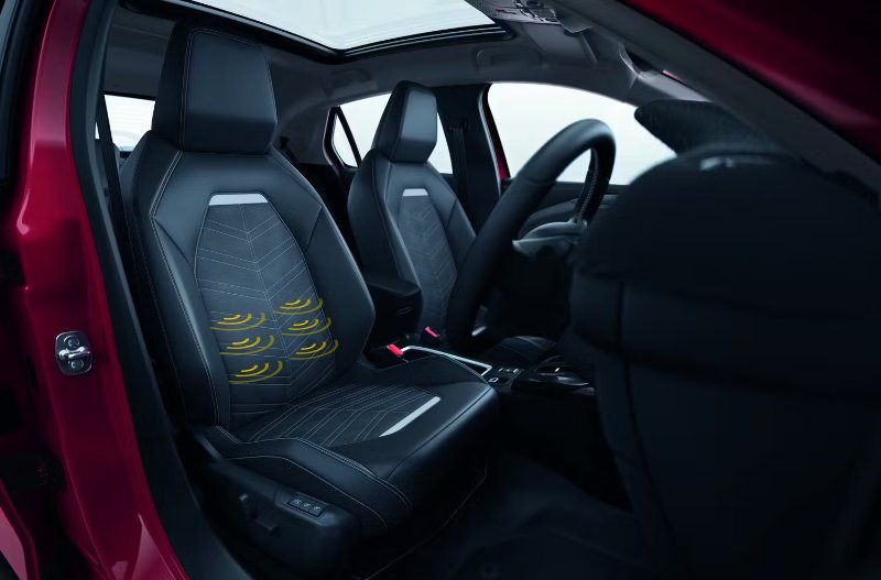 heated and massage front seating