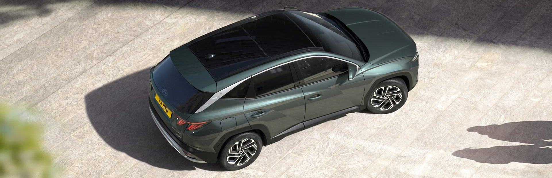 Hyundai Tucson above view