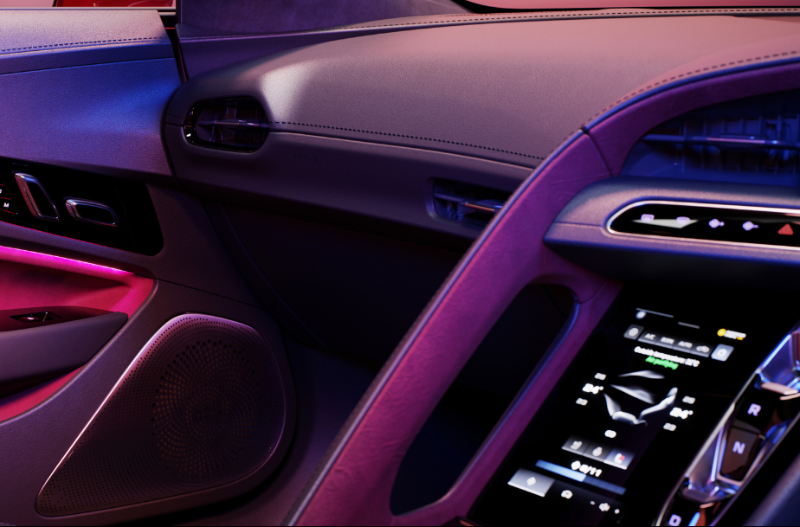 mg cyberster speakers in cockpit