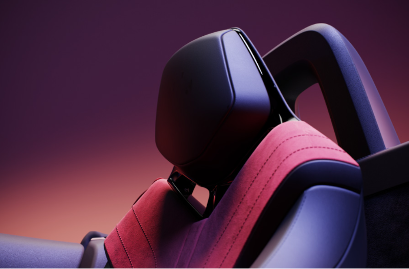 mg cyberster y-shaped seats
