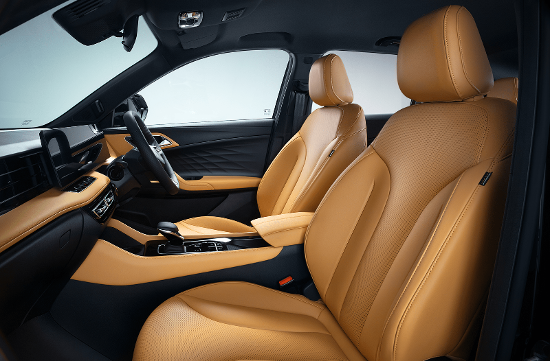mg hs leather seating