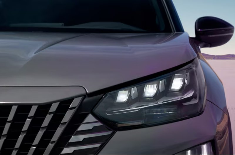 peugeot 2008 close up of grille