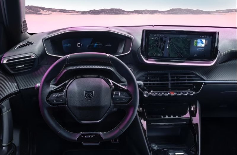 peugeot 2008 i cockpit view