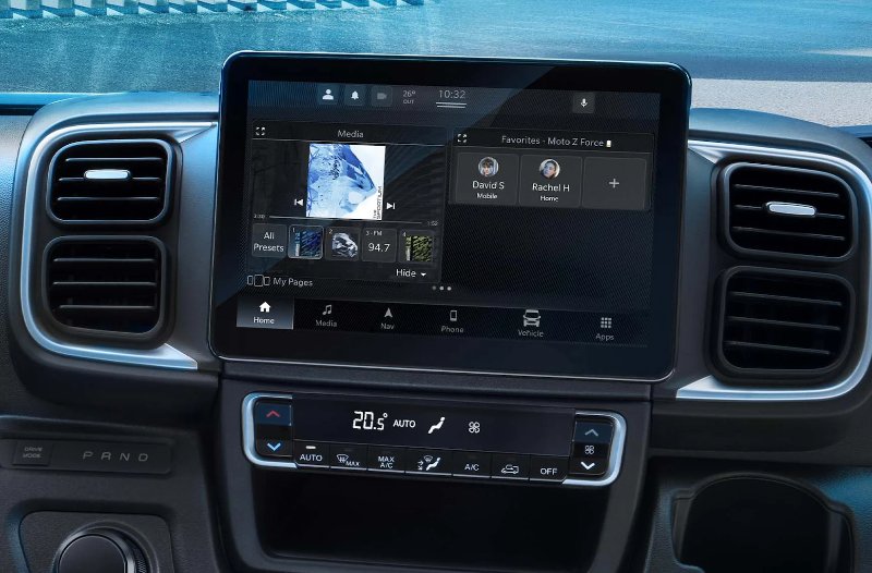 peugeot E-Boxer 10" touchscreen
