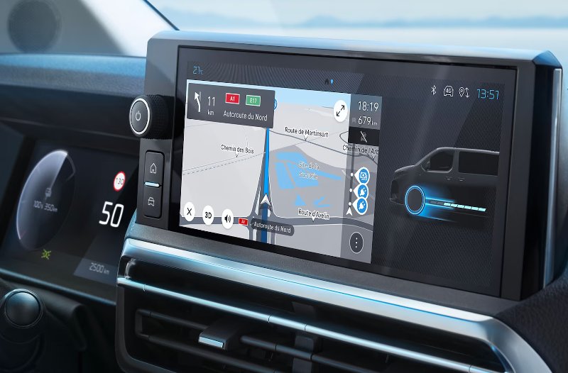 peugeot E-Expert touhscreen