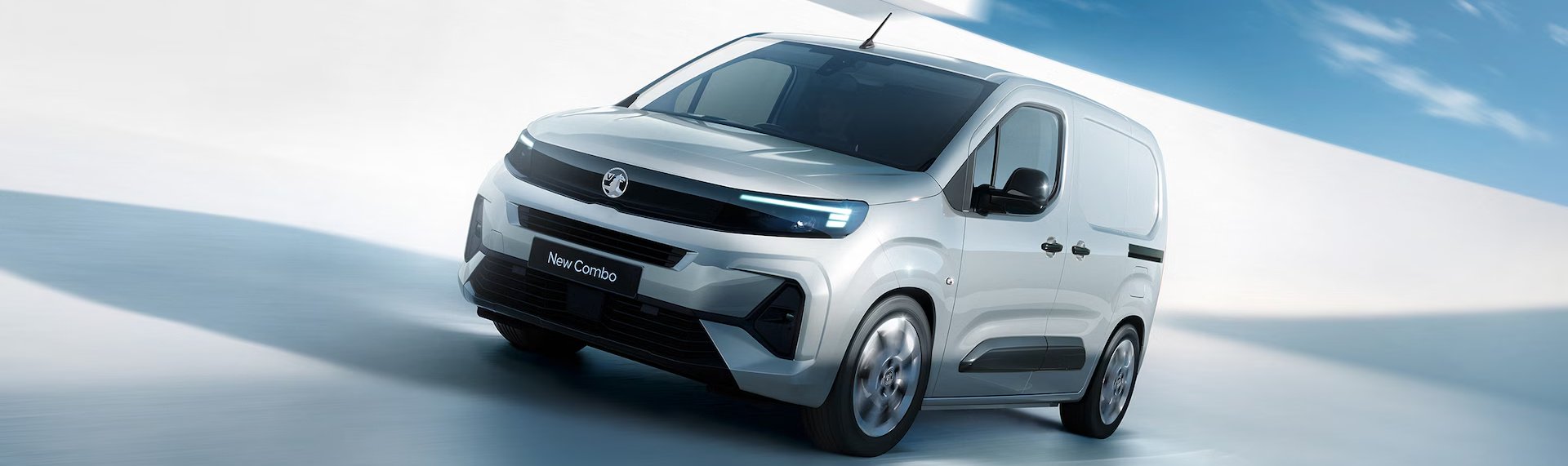 vauxhall combo electric van in silver